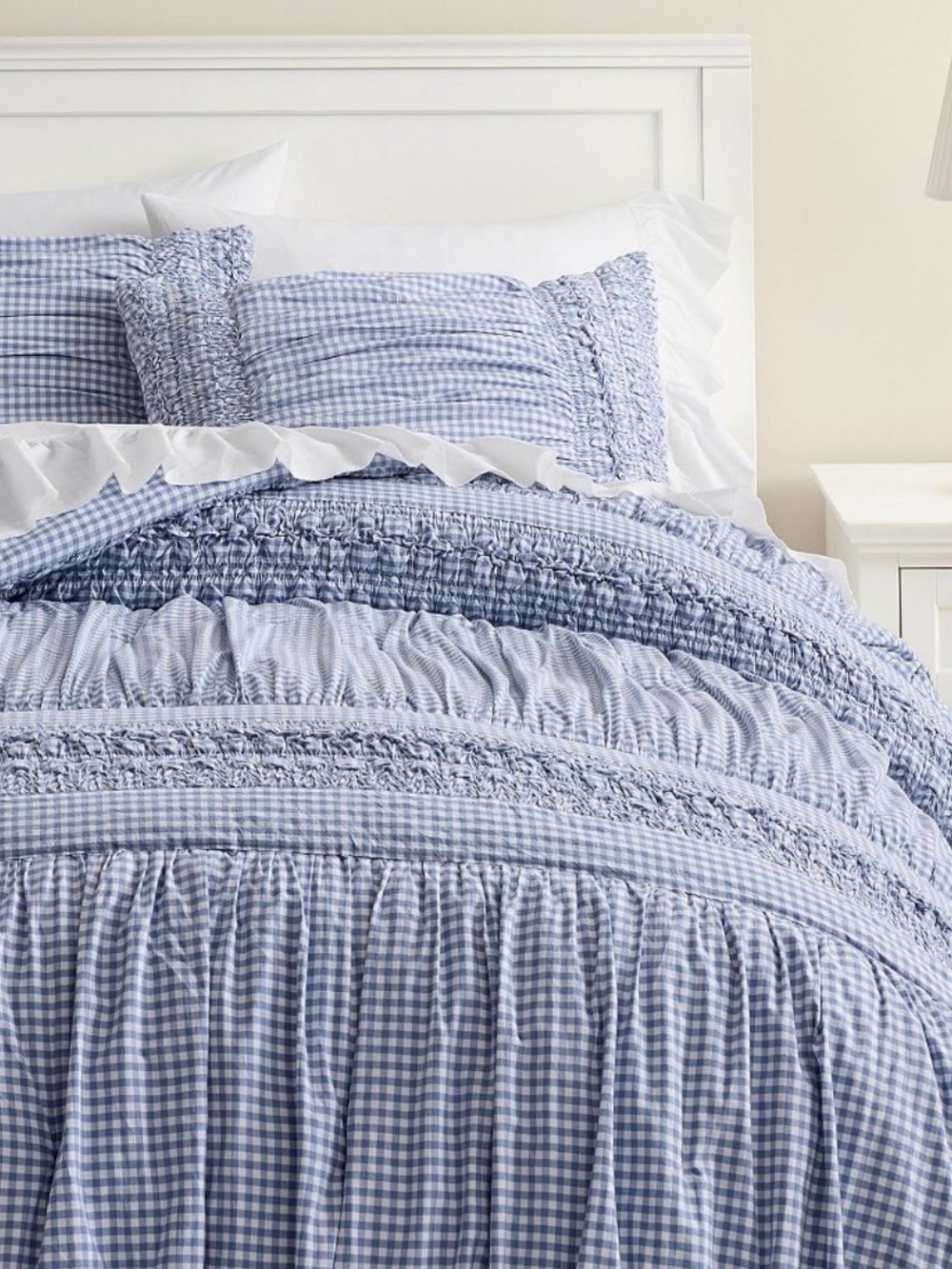 Pottery barn Nantucket gingham quilt